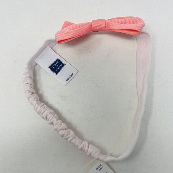Janie and Jack Baby Girls One Size Stretch Headband with Big Bow in Pink - Picture 3 of 5